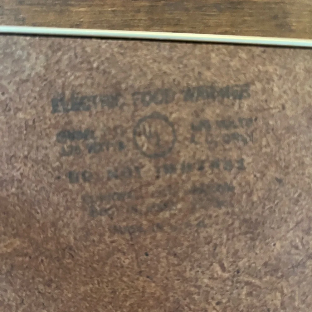 Vintage Cornwall Hot Electric Tray 60’s-70’s Floral Pattern - Picture 9 of 16